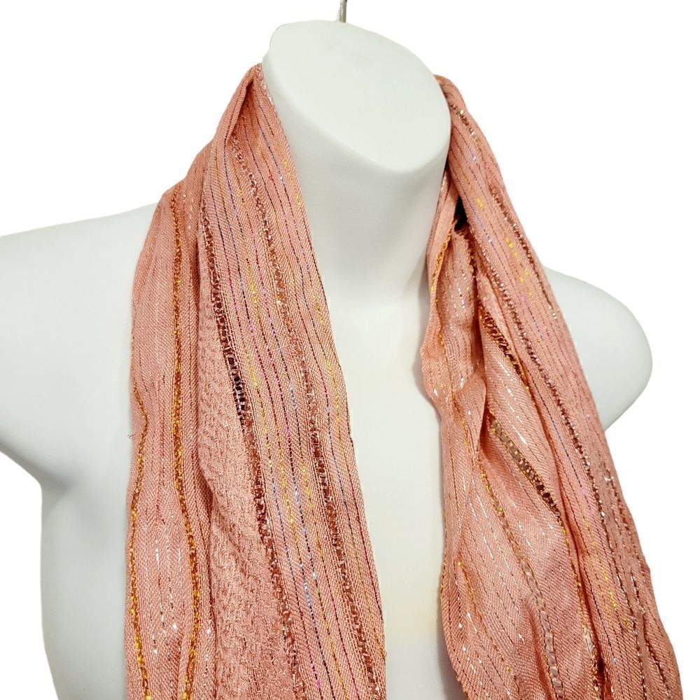 2/$20 Brand new with tag pink sparkle scarf